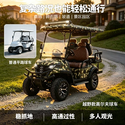 reception four-wheel shuttle vehicle, Elektrik qolf avtomobilləri