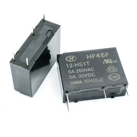 HF46F/24-HS1T 功率继电器 超小型中功率继电器 插件,7x20.5mm