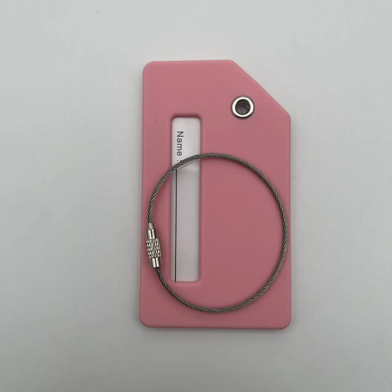 핑크색 *D형 여행 가방 택