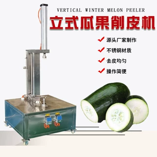 瓜果削皮机SXP300型双头冬瓜削皮机现货供应南瓜哈密瓜去皮设备