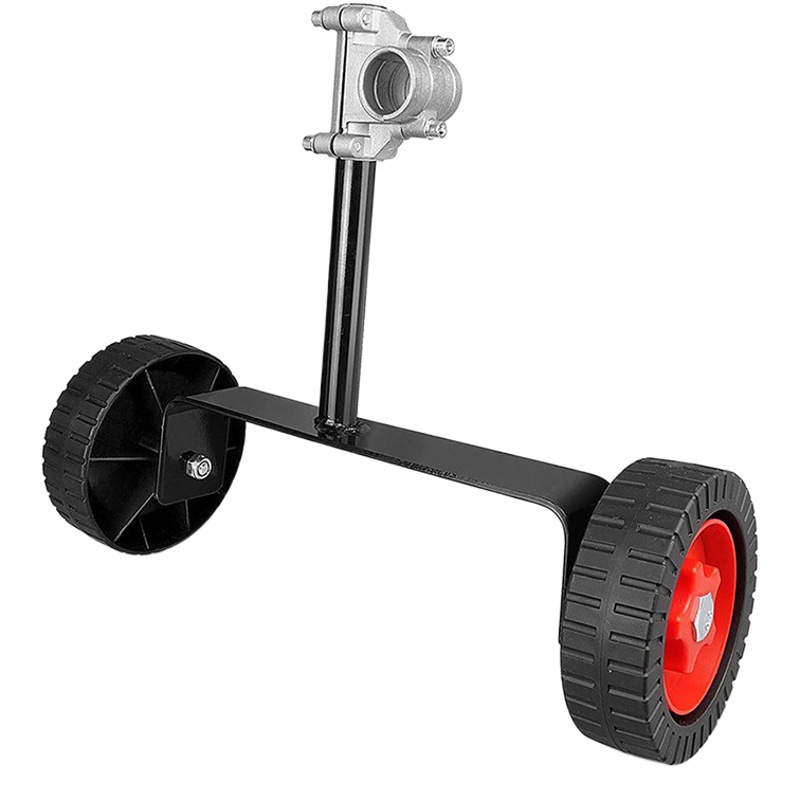 Rueda de soporte de la segadora mochila lateral colgante cortacésped soporte de la mano marco rueda de soporte portátil transfronterizo Venta caliente