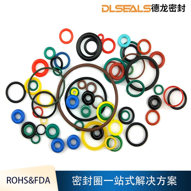 厂家硅橡胶O形密封圈NBR耐油丁腈胶异形件防水圈耐温氟橡胶密封圈