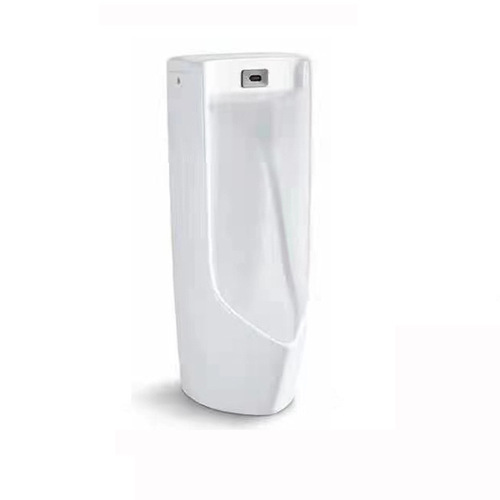 Automatic sensing urinal integrated floor-mounted men's urinal public restroom ceramic adult urinal