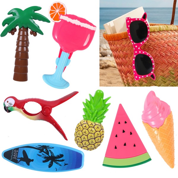 Cartoon beach drying rack