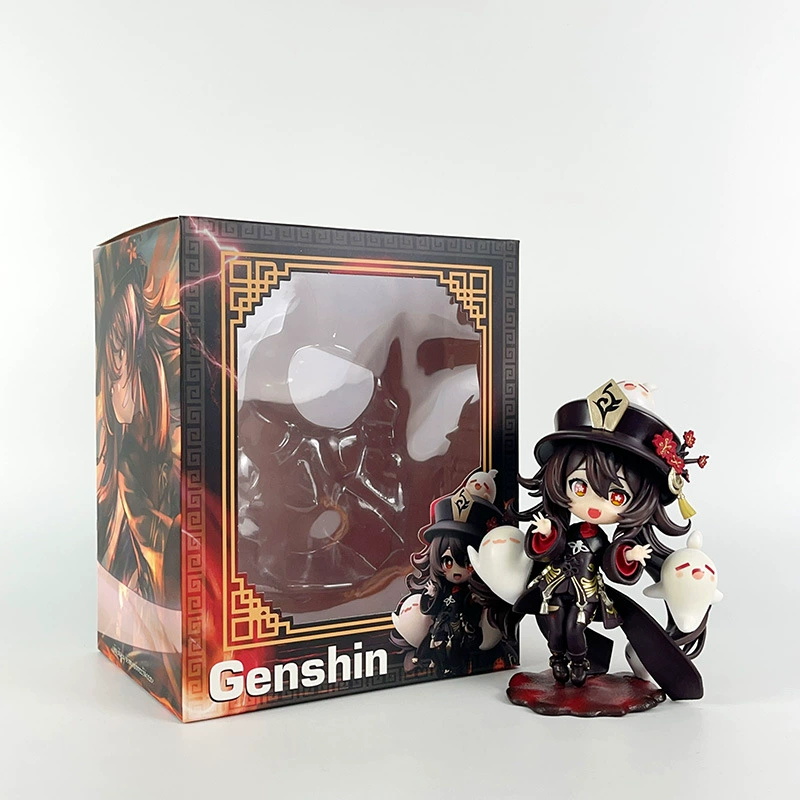 Аниме-фигура (Genshin Impact) Гэнью, Яе Шэнзи, Walnut — чиби PVC раскрашенная, цветная упаковка