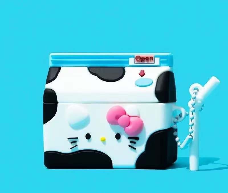 Funda Protectora para Auriculares Bluetooth Apple AirPods 5 de PVC Estilo Animado