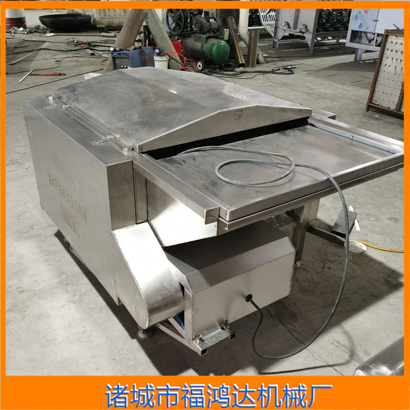 利津县屠宰鸡鸭鹅设备 七轴卧式鸡鸭鹅脱毛机 全自动鸡鸭鹅打毛机