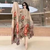 Lady Real silk Dress Two piece set Summer wear new pattern fashion Western style Easy Show thin Large Suit skirt