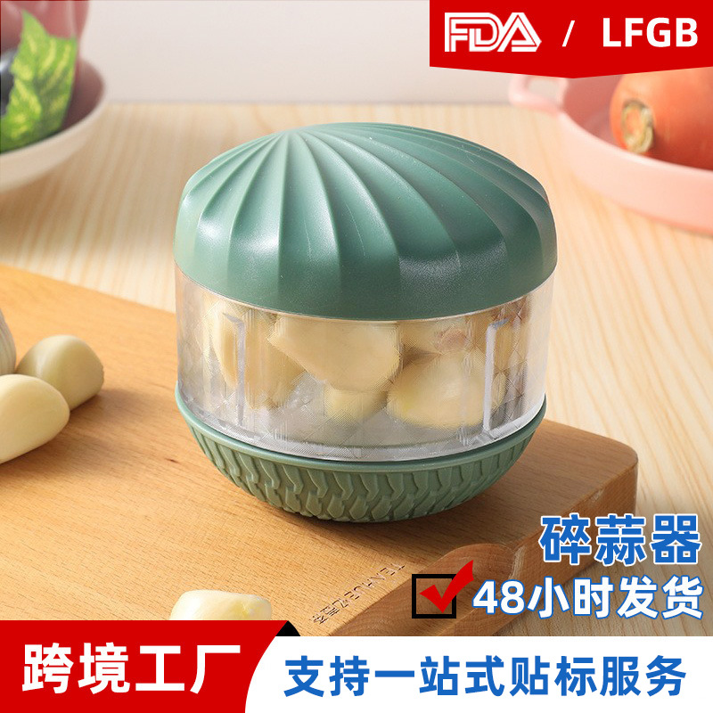 Cross-Border Manual Garlic Press, Household Garlic Paste and Chili Mixer, Lazy Garlic Crusher, Vegetable Cutter, Garlic Grinder, Garlic Paste Maker