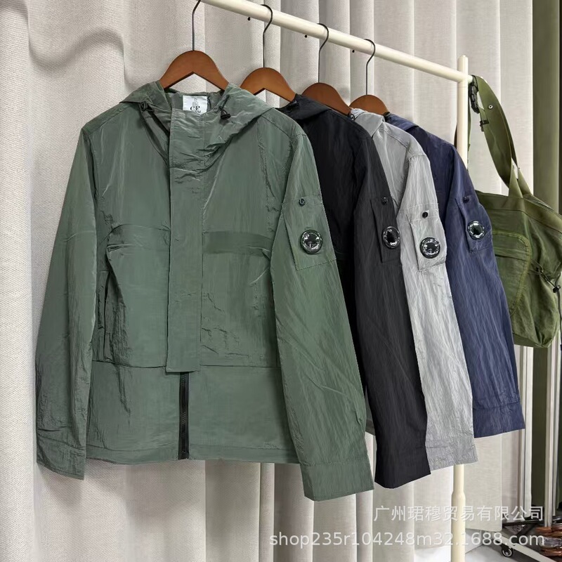 Cross-Border Foreign Trade Spring New Cp Hooded Jacket for Men and Women, American Street Style Windproof and Waterproof Jacket Cross-Border Foreign Trade Spring New Cp Hooded Jacket for Men and Women, American Street Style Windproof and Waterproof Jacket