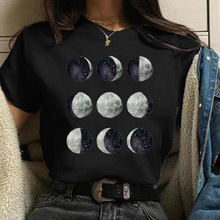 Universum planeten Druck T-shirt Frauen &Auml;sthetischen Kawaii
