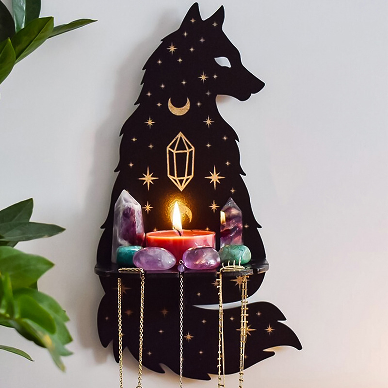 Wooden Wall Candle Holder 2