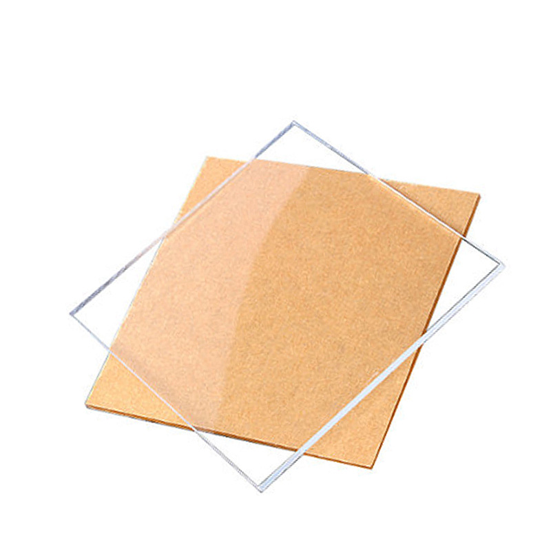 High transparent acrylic plate laser processing plexiglass plate thickness 5mm Milky White brown frosted board advertising board