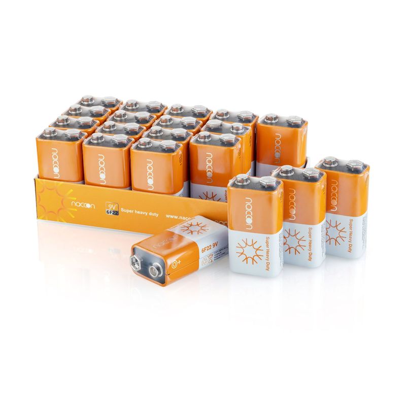 Naccon耐科森炭素性9ボルト警報器電池6f22 9vマルチメーターマイク乾電池|undefined