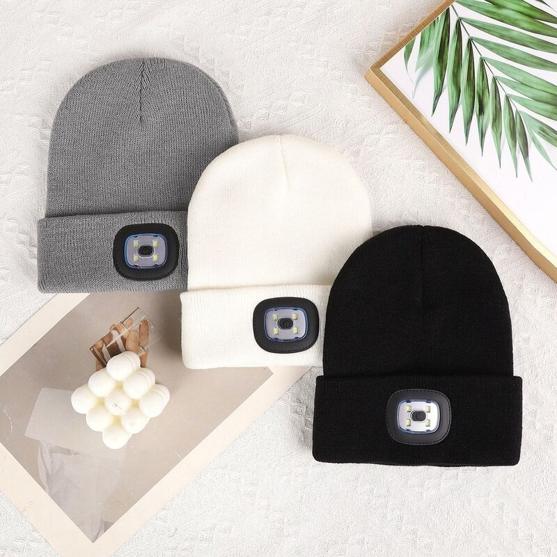 Cross-Border Bluetooth Headset Led Hat Light Outdoor Cycling Versatile Warm Sports Rechargeable Knitted Hat Luminous Hat Cross-Border Bluetooth Headset Led Hat Light Outdoor Cycling Versatile Warm Sports Rechargeable Knitted Hat Luminous Hat