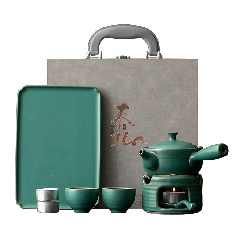 High-end tea set for hotel, light luxury style