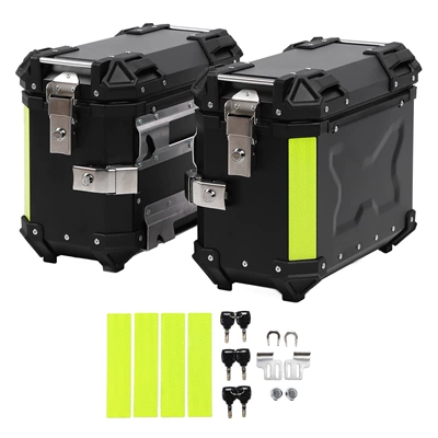 Motorcycle Universal | Motorcycle trunk - 28l-side-boxblack-embossed