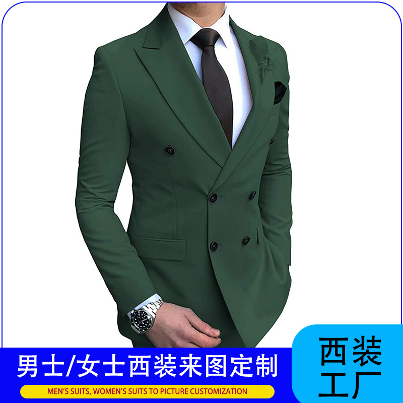 Cross-border hot selling men's suits two...