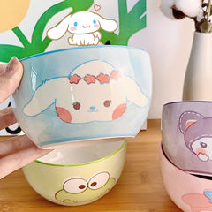 Insご飯茶碗個人家庭用特別きれいな茶碗子供用食事専用食器アニメかわいい陶磁器