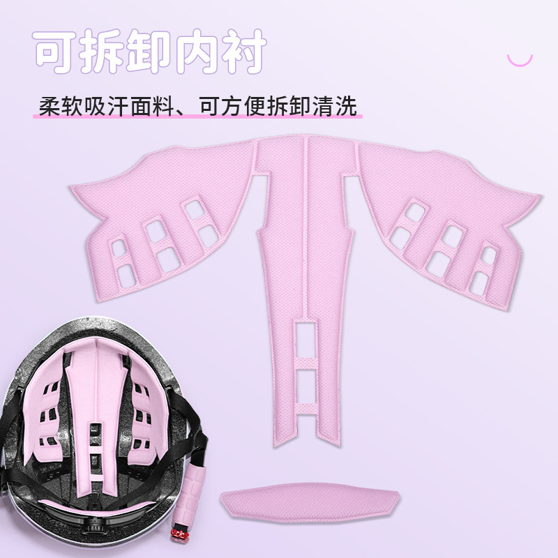 儿童骑行头盔BMX小轮车车轮滑男女卡通独角兽半盔自行车安全头盔|undefined