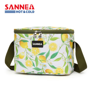 SANNE����ӡ�����ذ��羳PEVA��đ�������yб����Ͱ�Lunch Bag