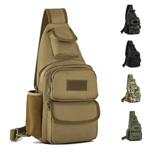 Factory Direct Approved Men's Bag Multifunctional Tactical Chest Bag Outdoor Travel Shoulder Crossbody Bag Casual Sports Chest Backpack