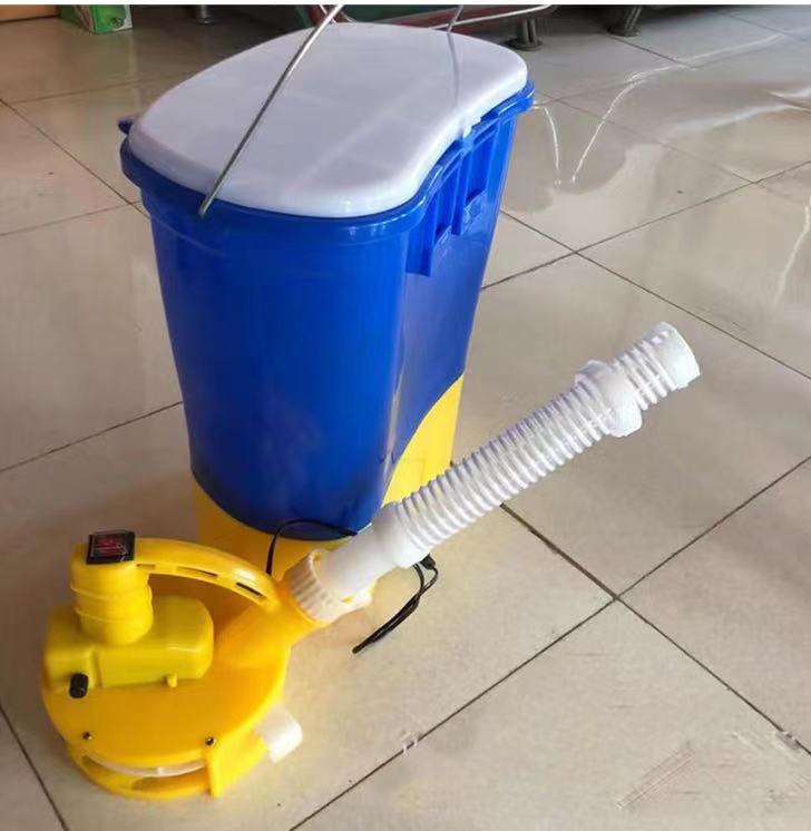 现货25升大容量单兵融雪抛撒器农用施肥撒肥器单人背负式融雪器