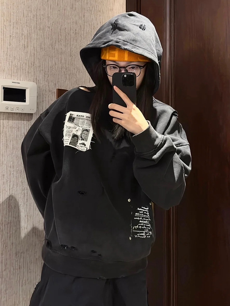 워시드 프라이드 컬러 블랙