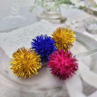 Pleel pleel pleel pleeling Gold Ball Pompom Рождественский украшение Diy Velvet Ceeductable Pleel pleel pleel pleel pleel