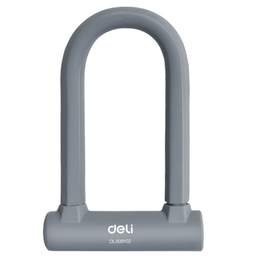 Deli silicone U-shaped lock bicycle anti-theft electric bicycle lock motorcycle bicycle chain special lock DL508101 2