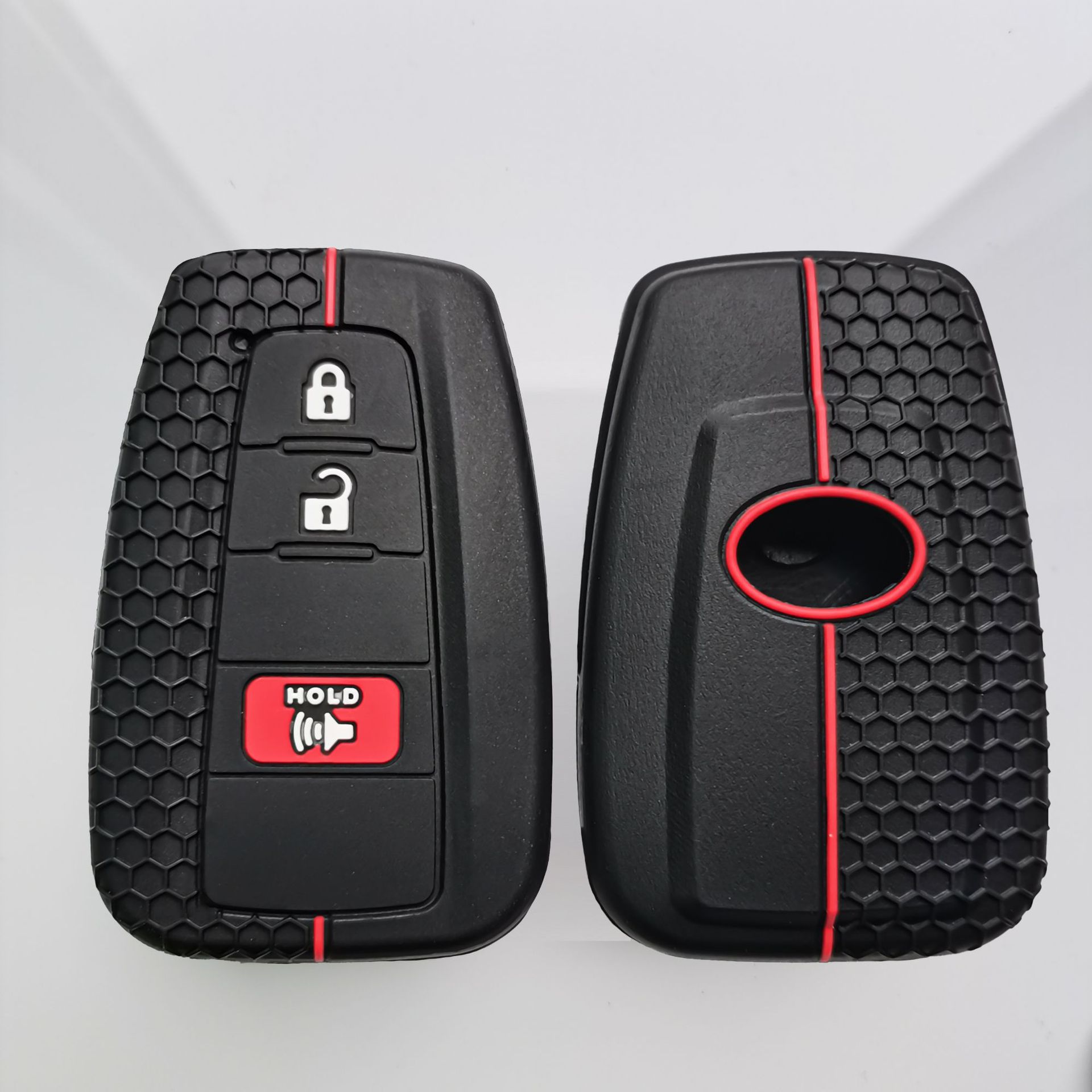 适用于丰田普锐斯丰田凯美瑞卡罗拉汽车硅胶钥匙套遥控钥匙保护套