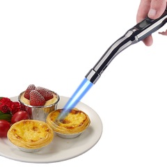 Factory direct sales multi-functional outdoor barbecue lighter flame gun windproof flame head kitchen baking cross-border