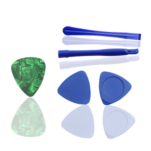 Thickened fiber plastic pick and pry bar combination to dismantle mobile phone screen opening screen disassembly warp piece thick and thin triangular piece pry piece