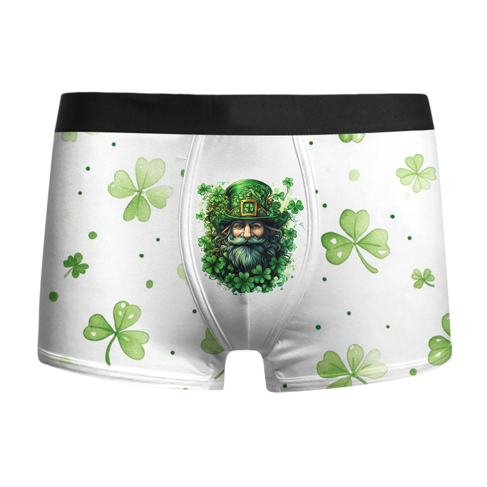 Ropa interior para hombre St. Pa Day, pantalones cuadrangulares para hombre, calzoncillos bóxer de cintura media de gran tamaño transpirables, estampado 3D MP01