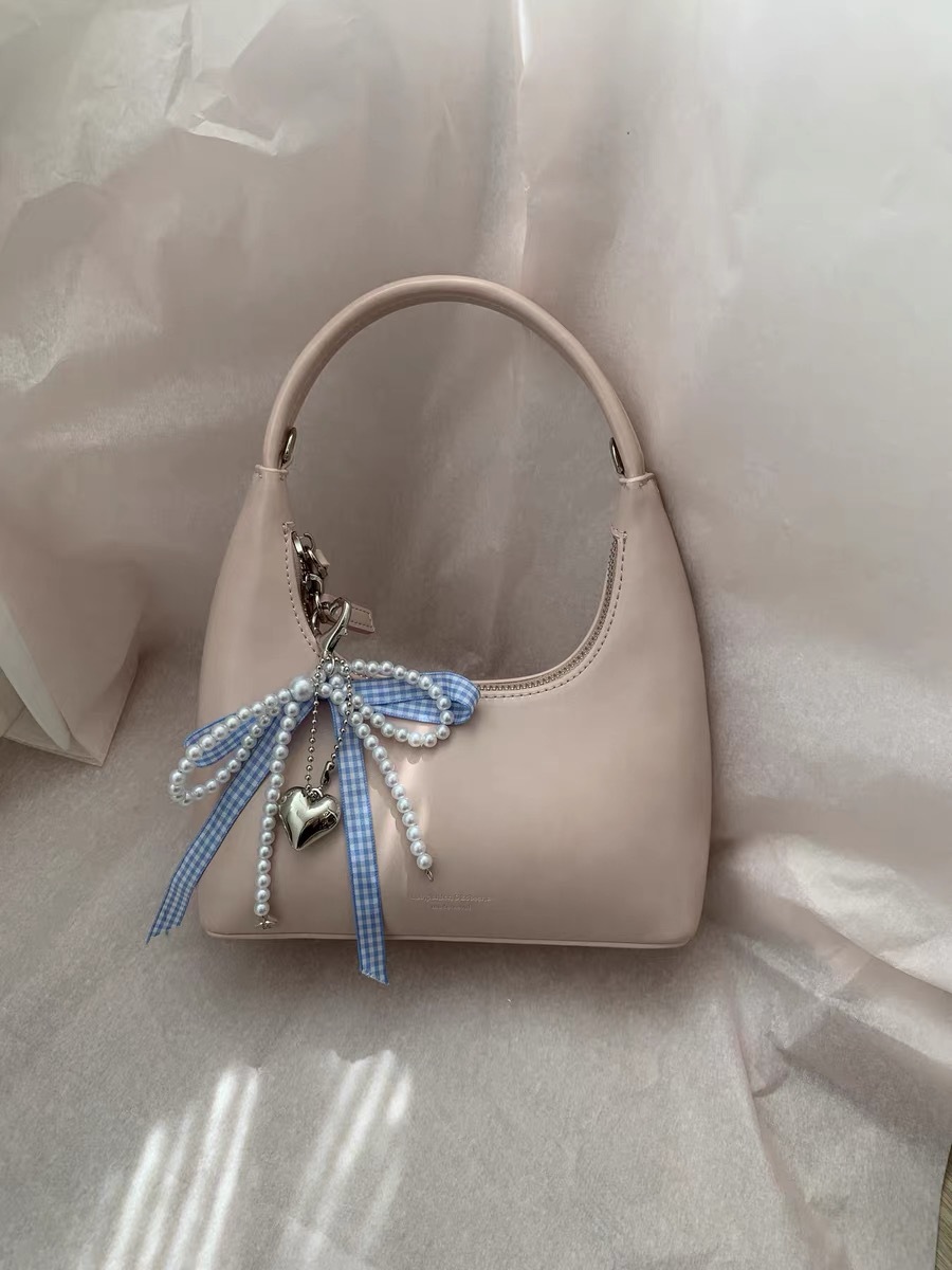 23g Weight Keychain Classification 1 Piece Quantity Holiday, Daily Occasion Plastic Material Heart Shape, Bow Knot Pattern Casual, Sweet Style 1 Piece Heart Shape Bow Knot Keychain Plastic Casual Sweet 2