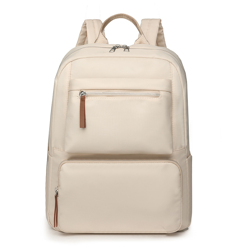 2025 nueva mochila de nailon casual para mujer, simple y versátil, mochila de viaje ligera de gran capacidad, mochila escolar para estudiantes