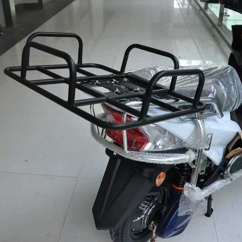 Electric Vehicle Rear-Mounted Delivery Rack, Thickened and Reinforced Cargo Carrier, Universal Delivery Box Bracket for Electric Bikes, Non-Damaging Installation