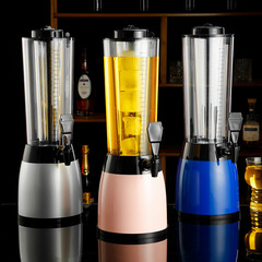 酒砲バー専用ザビール桶発光酒桶は先頭ネット赤コーラ桶2.5リットルの太った脚の創造的な氷桶を持っている