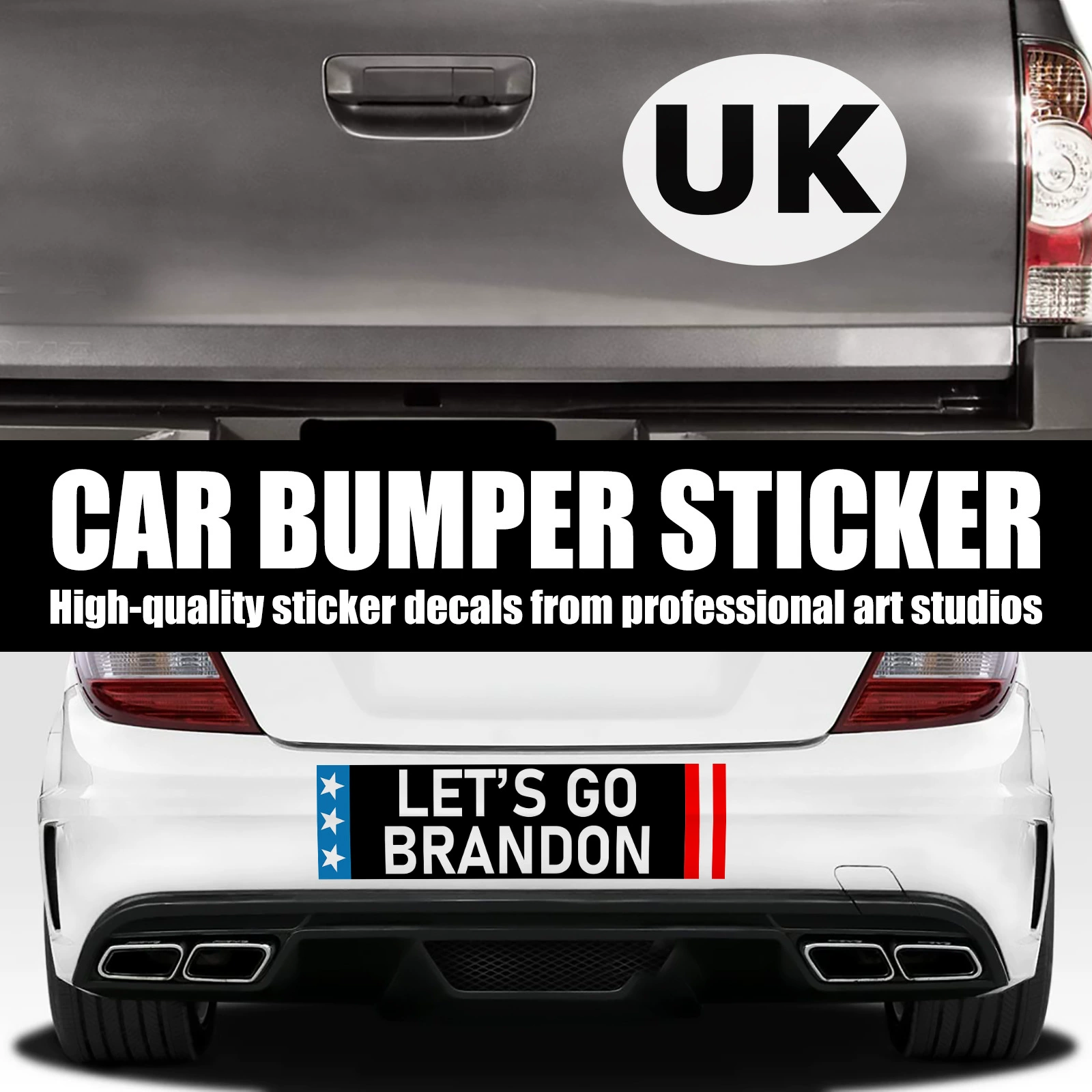 Наклейка на автомобиль Брэндон Наклейка на бампер Персонализированная креативная наклейка на украшение автомобиля Компьютерная модная наклейка