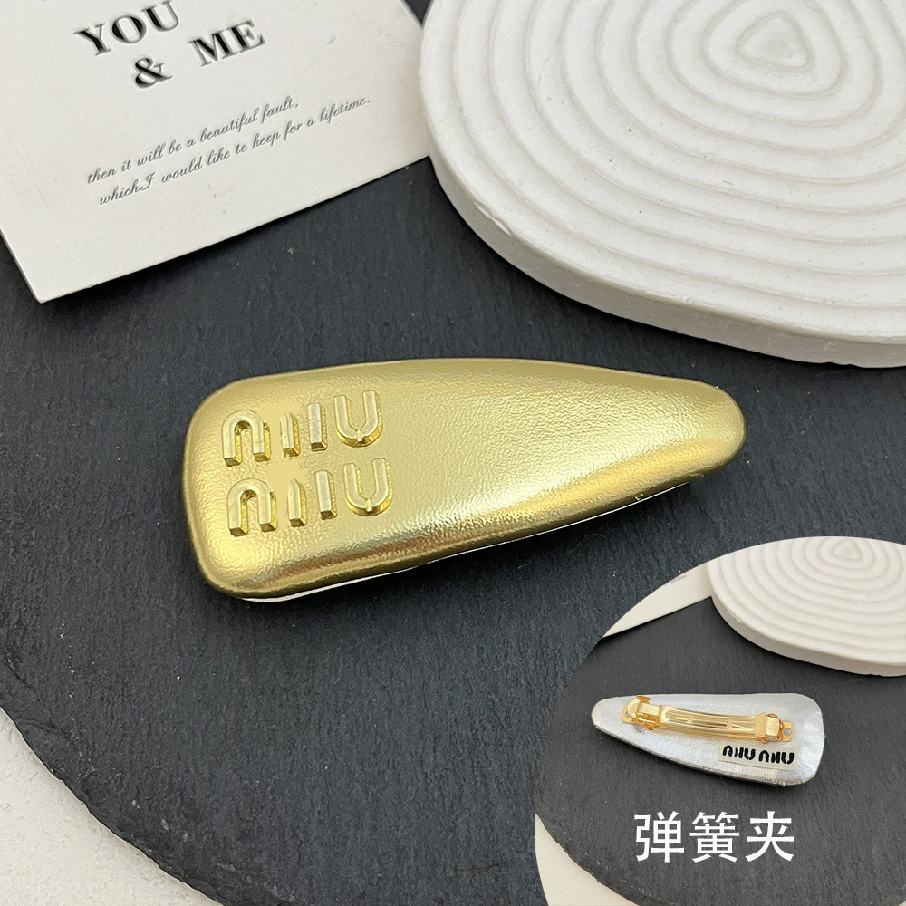 Miumiu, модная заколка для волос, универсальные шпильки, шпилька