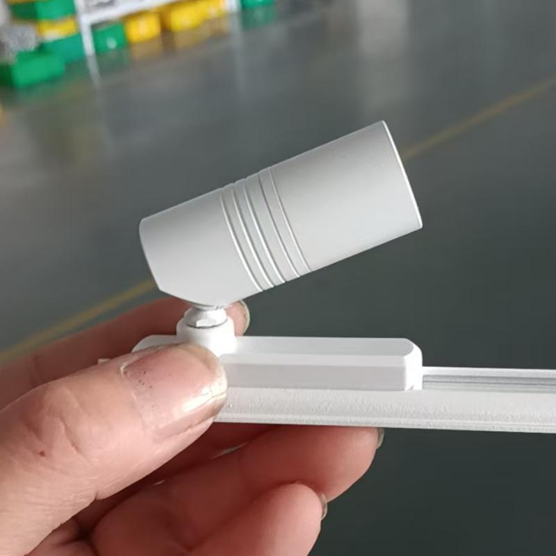 Mini Led Spotlight for Jewelry Counter, Museum Cabinet Magnetic Track, Small Luxury Display Cabinet with Adjustable Angle