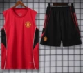 25-26 Manchester United Training Suit Red 1
