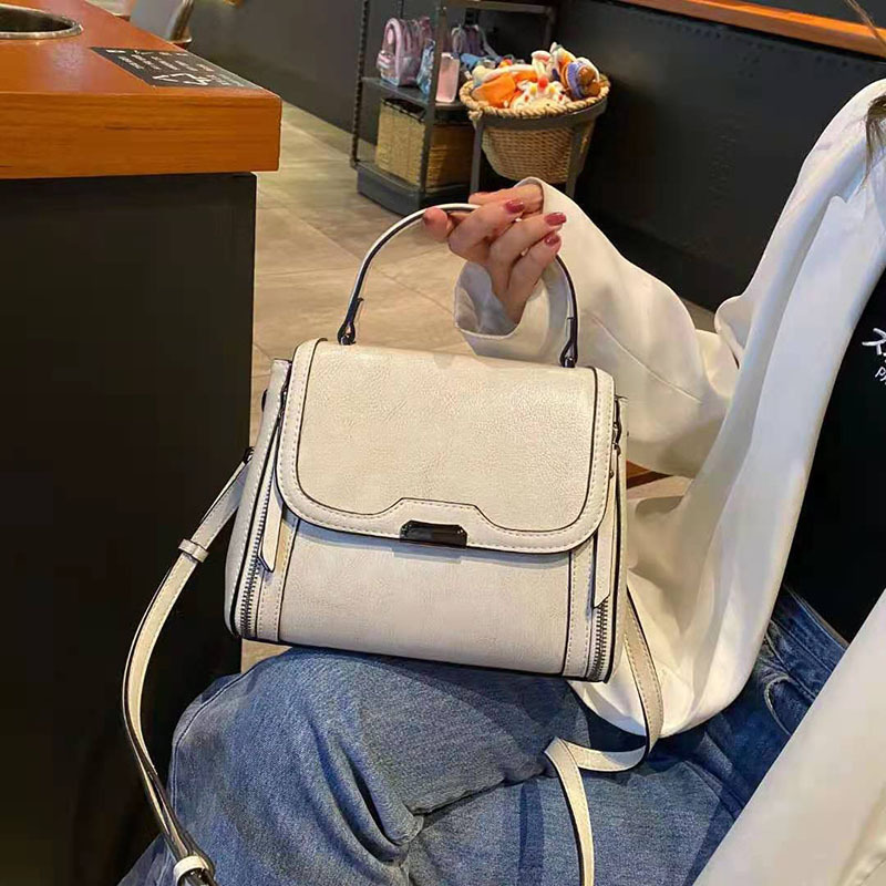 2026 New Genuine Leather Crossbody Bag For Women - Luxury Versatile Retro Small Square Cowhide Shoulder Bag - Thumbnail 8