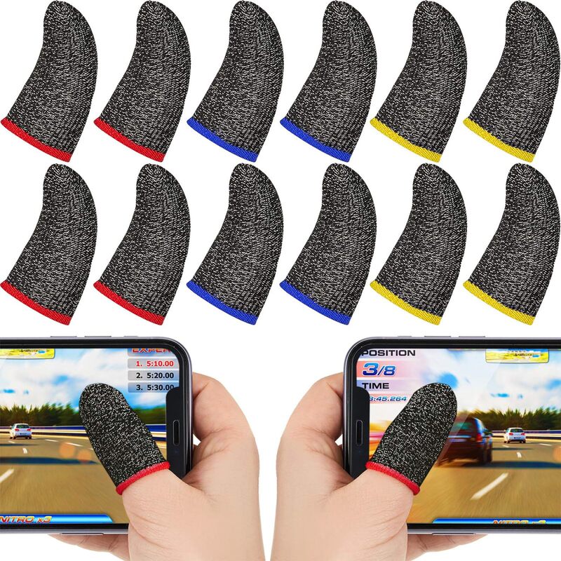 Advantage Ultra-thin Player's Finger Cover 24-pin Silver Fiber Chicken Game Hand Speed Powder Breathable Rice Ink Hand Swim Finger Cover Advantage Ultra-thin Player's Finger Cover 24-pin Silver Fiber Chicken Game Hand Speed Powder Breathable Rice Ink Hand Swim Finger Cover