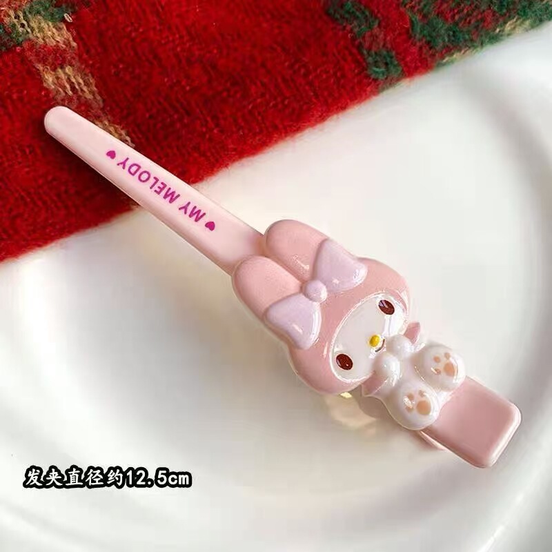 サンリオ ハローキティ かわいい漫画 バイタリティ ヘアピン ヘアピン レッド ガール スイート 前髪 ヘアアクセサリー|undefined