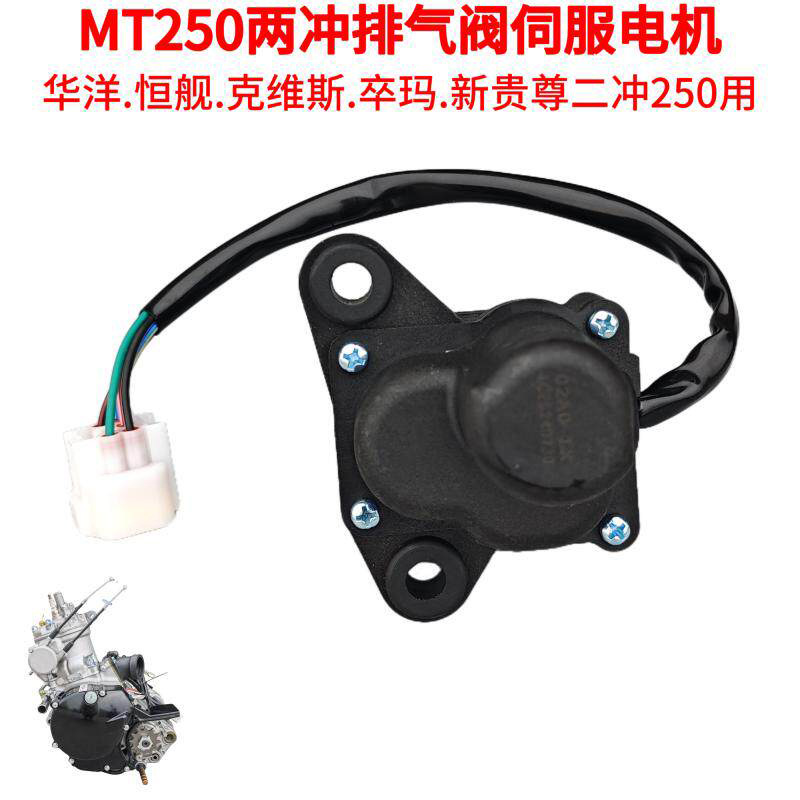 Hengjian Two-Stroke 250 Off-Road Vehicle Parts Servo Motor Valve Control Unit Exhaust Pipe Valve Mt250 Electronic Control