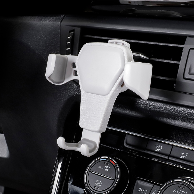 가죽 패턴 휴대 전화 홀더 화이트