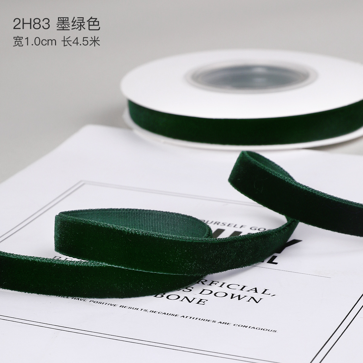 Año Nuevo vino al por mayor transfronterizo cinta de terciopelo cinta de regalo de Navidad arco DIY hecho a mano