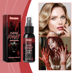 Dowmoo Halloween Plasma Spray Realistic Atmosphere Skin Halloween Simulation Fake Plasma Makeup