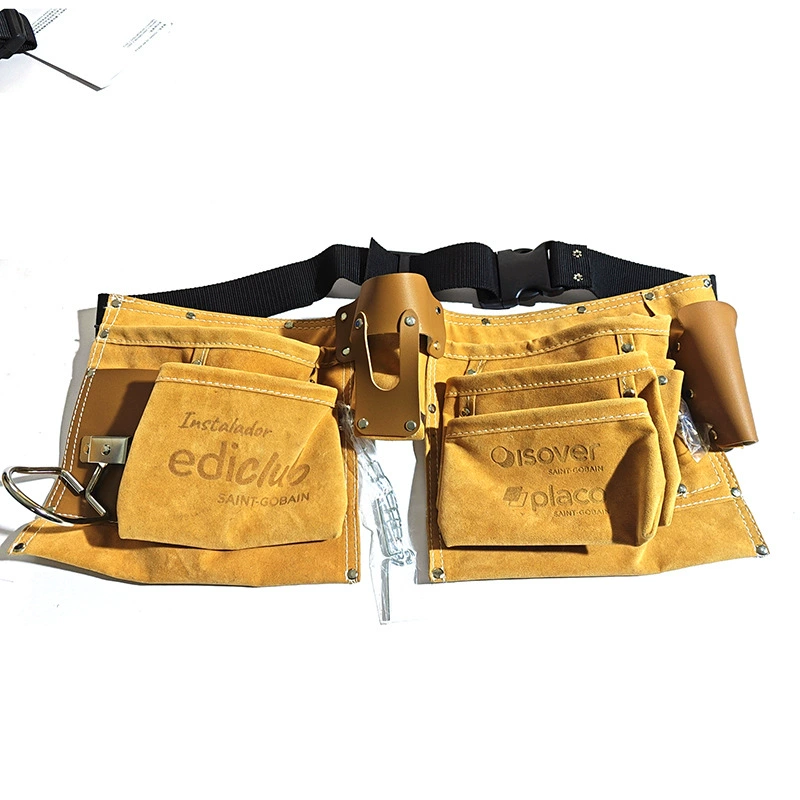 Кожаная сумка для ногтей для строительства Деревообработка износостойкий ремень Пояс Сумка для ногтей Многофункциональная фурнитура Комплект электрика